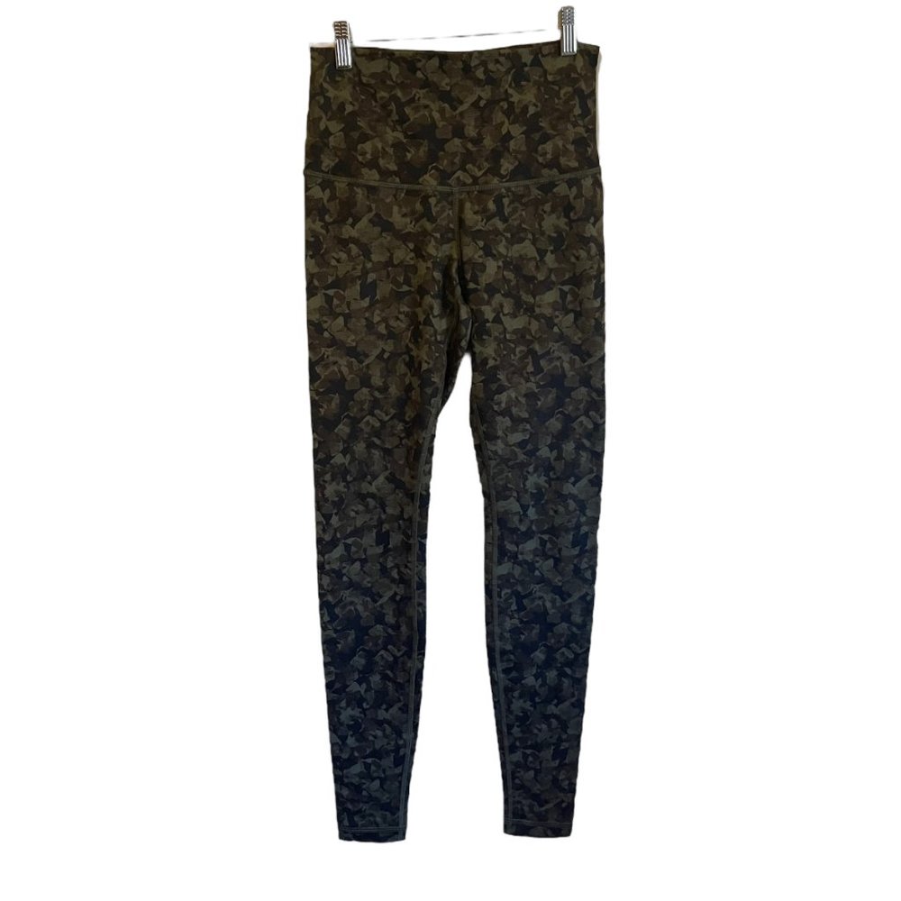 LULULEMON| Wunder Under *Full-On Luon (Roll Down) Mystic Jungle Fatigue SZ 6 - Picture 8 of 13